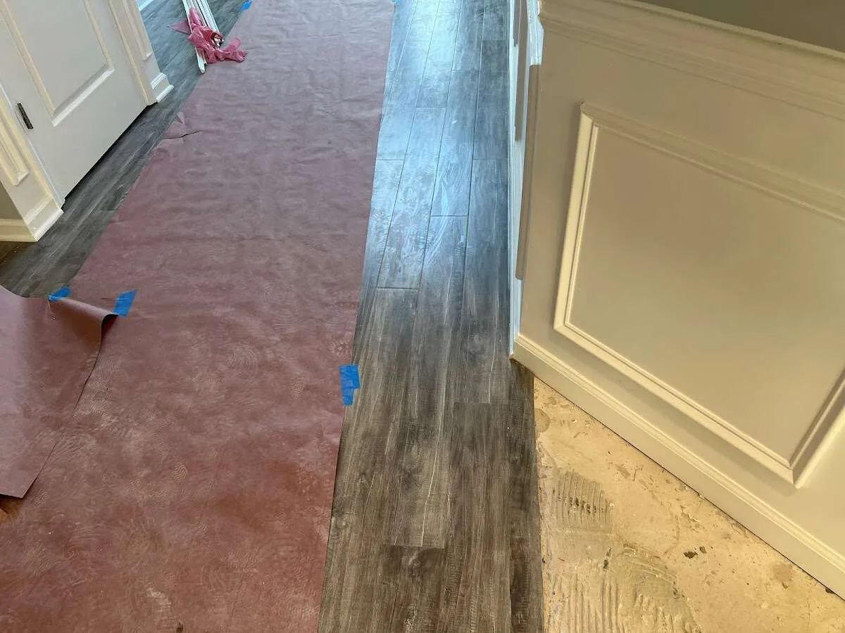 Completed marble shower restoration in Baxter Village